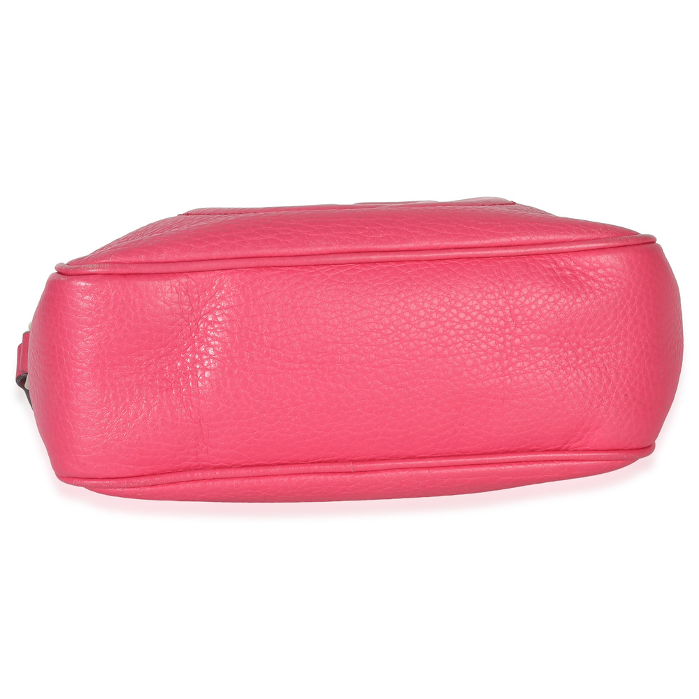 Gucci Pink Pebbled Calfskin Small Soho Disco Crossbody - Picture 5 of 8